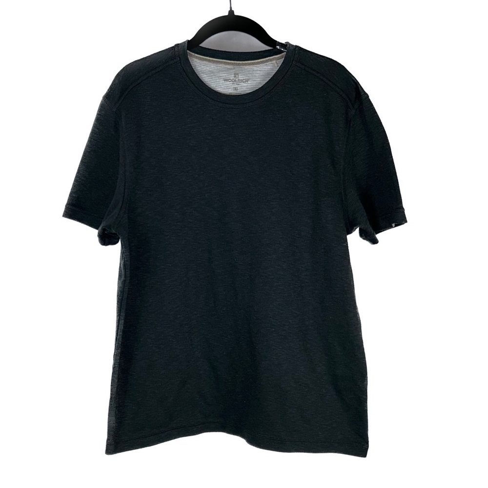 Woolrich Top Riverside Pullover Crewneck Short Sleeve Thermal T-Shirt M
